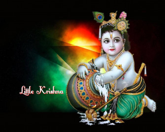 Little Krishna HD Wallpaper
