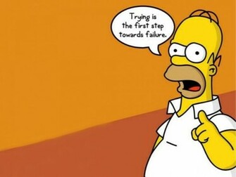 Trying By Homer Simpsons Cartoons Wallpaper Picture
