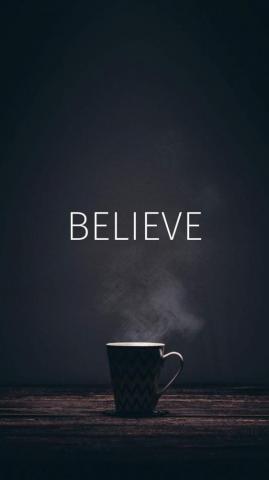 Believe iPhone Wallpaper HD Quotes
