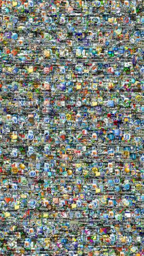 Messy Desktop Prank Wallpaper For Nokia C7