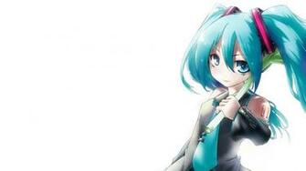 Vocaloid Hatsune Miku Simple Background Anime Girls Wallpaper