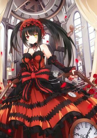Anime Heterochromia Tokisaki Kurumi Date A Live