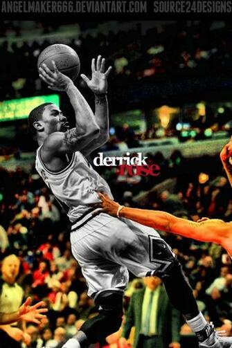 Derrick Rose Logo iPhone Wallpaper