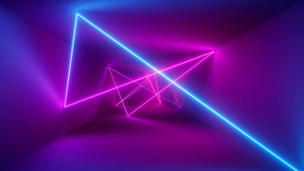 Purple Neon Lights Wallpaper