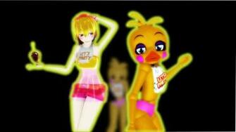 Fnaf2 Toy Chica Wallpaper By Infernoztorm