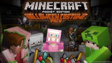 Halloween Spooky Holiday Creepy Dark Poster Minecraft Wallpaper