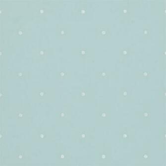 Blue Cream Polka Dots Madison Sanderson Wallpaper