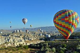 Hot Air Ballooning Over Cappadocia 4k Wallpaper Naturels