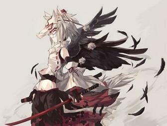 For Anime White Wolf Demon Go Back Gallery