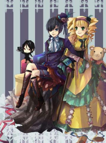 Black Butler Ciel And Lizzie
