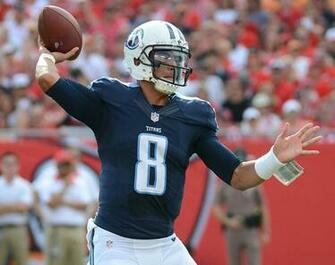 Tampa Fl Usa Tennessee Titans Quarterback Marcus Mariota