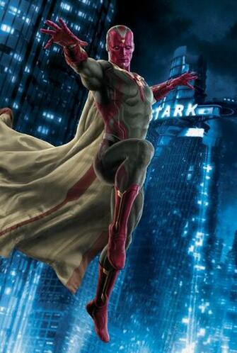 Vision Fan Made Poster Textless Avengers Aou By