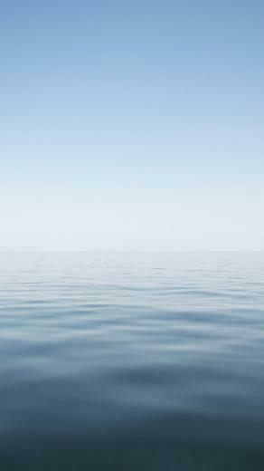 Clear Minimal Ocean Water Surface Landscape iPhone Plus