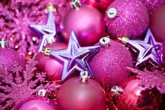 Pink Christmas Tree Backgroundphoto Of Girls Glittery Stars And