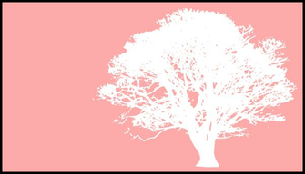 Tree White Silhouette Yellow Background Clip Art At Clker