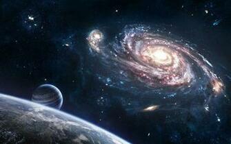 Espacio Planetas Estrellas Naturaleza Wallpaper