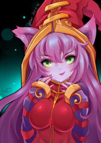 Lulu By Amu HD Wallpaper Background Fan Art Artwork League