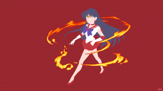 Sailor Mars Anime Moon 4k Ultra HD Wallpaper By