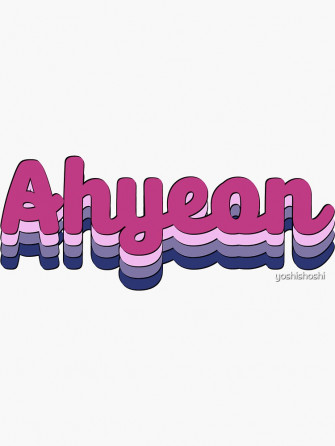 Babymonster Ahyeon Sticker By Yoshishoshi
