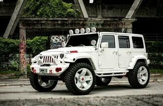 Jeep Wrangler White Diesel HD Wallpaper