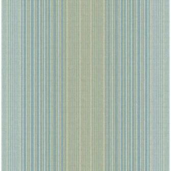 Seabrook Designs Jeannie Metallic Gold And Sky Blue Striped