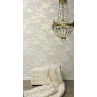 Neutral Large Scale Floral Eijffinger Wallpaper