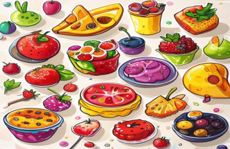 Cartoon Food Wallpaper