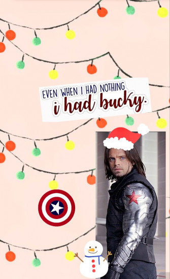 Holiday Bucky Barnes Wallpaper Marvel