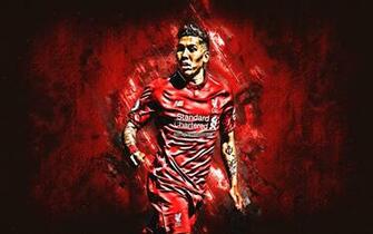 Wallpaper Roberto Firmino Liverpool Fc Midfielder Joy