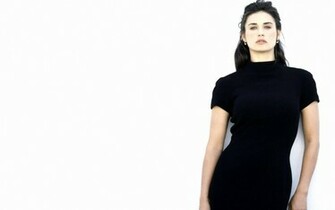 Demi Moore Posh Wallpaper Stock Photos