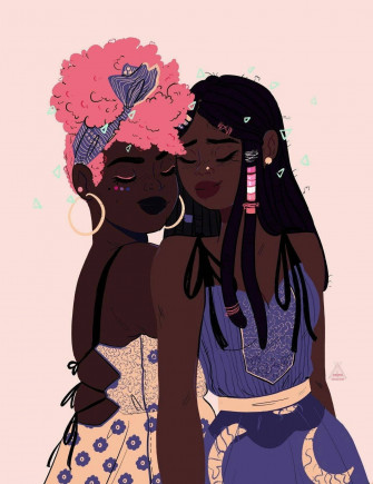 Lesbian Aesthetic Background Wallpaper