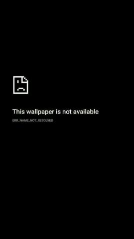 No Internet Aesthetic Wallpaper Black