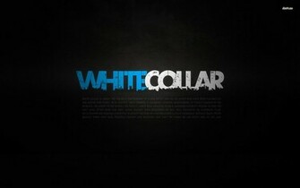White Collar Wallpaper Digital Art