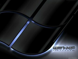 Windows Xp Black Computers And Programs Drawed