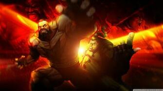 Street Fighter X Tekken Zangief Rufus Wallpaper