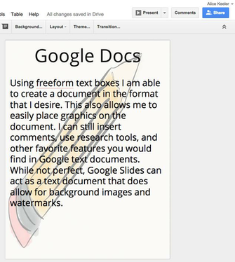 Create A Background Image Or Watermark On Google Doc
