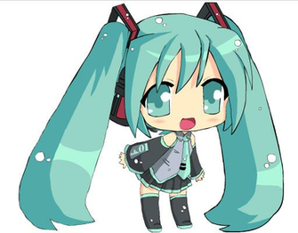 Chibi Hatsune Miku By Ijsklontjeee