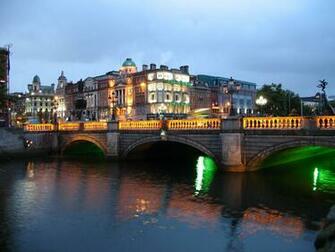 Dublin Ireland At Night Wallpaper X