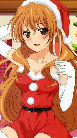 Christmas Anime Golden Time Sony Xperia Z Wallpaper