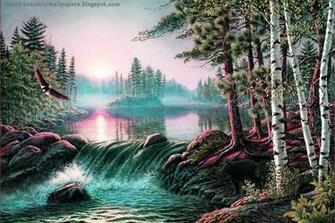 Beautiful Wallpaper Nature Painting