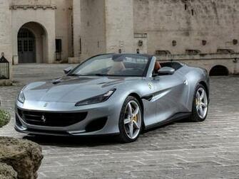 Ferrari Portofino Silver Convertible Car Wallpaper Book Things