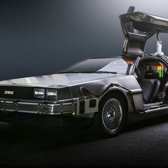 Delorean Time Machine By Team Timecar HD Wallpaper