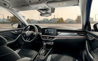 Wallpaper Skoda Scala Interior 4k Inside