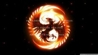 Pheonix Fire Flame Bird Abstract Fantasy