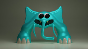 Stl File Coach Pickles From The Game Garten Of Banban 3d Printing