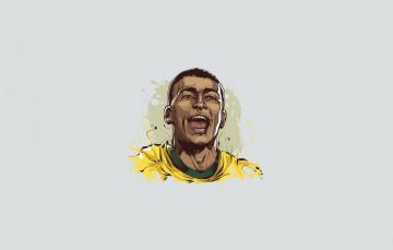 Wallpaper Brazil Soccer Minimalism Romario Image For Desktop