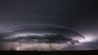 Lightning Storm Clouds Wallpaper Background