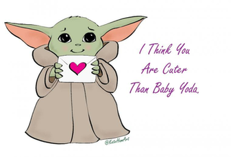 Baby Yoda Printable Valentine S Day Cards For You