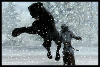 Drizzt Do Urden And Guenhwyvar Icewind Dale By Drowelfmorwen On