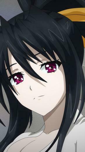 Wallpaper Akeno Himejima High School Dxd Anime